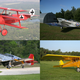 1917 Fokker DR-1 Triplane, 1945 Supermarine Spitfire Mk 16, 1944 North American P-51C Mustang, 1929 Curtiss Robin (Forrás: http://www.fantasyofflight.com/collection/air…)